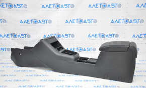 Console central armrest and cup holder VW Tiguan 09-17 leather black scratches