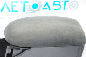 Central console armrest Nissan Leaf 13-17 black cloth, scratches, dry cleaning