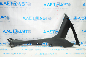 Rear pillar trim front right Chrysler 200 15-17 black, without plug, rubbed