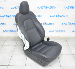 Tesla Model Y 20-25 passenger seat without airbag, electric, leather black, heated, shot