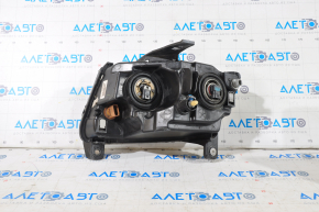 Headlight front right bare Jeep Compass 11-13 pre-rest light, broken crepe, for polishing