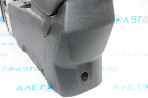 Central console armrest and cup holders Ford Focus mk3 11-14 cup across, black, scratches