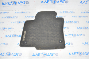 Floor mat front left VW Tiguan 09-17 rubber black