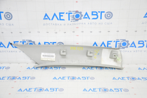 Front pillar trim left VW Tiguan 09-17 gray plastic turned white