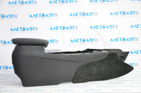 Console central armrest Acura MDX 14-16 prerest leather black, scratches