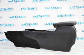 Console central armrest Acura MDX 14-16 prerest leather black, scratches
