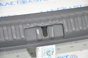 VW Tiguan 09-17 trunk opening trim black scratches, scuffed, cracks, dented