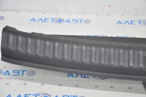 VW Tiguan 09-17 trunk opening trim black scratches, scuffed, cracks, dented