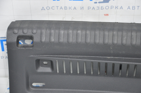 VW Tiguan 09-17 trunk opening trim black scratches, scuffed, cracks, dented