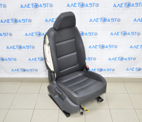 Passenger seat VW Tiguan 09-17 without airbag, heated, leather black shot