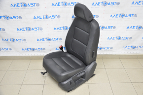 Driver's seat VW Tiguan 09-17 without airbag, electric + mechanical, heating, black leather, torn leather seat