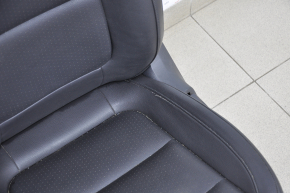 Driver's seat VW Tiguan 09-17 without airbag, electric + mechanical, heating, black leather, torn leather seat