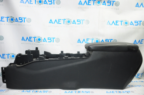 Console center armrest and cup holders Nissan Altima 19-24 black, scratches