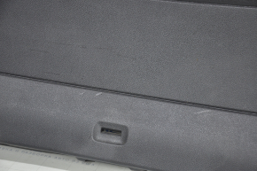 VW Tiguan 09-17 black trunk door trim scratches, rubbed