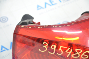 Lamp outer wing right VW Tiguan 12-17 rest cracks in glass, air along edge