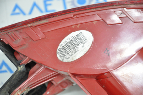 Lamp outer wing right VW Tiguan 12-17 rest cracks in glass, air along edge