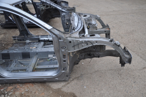 Front right quarter Honda Civic X FC 16-21 on the body, silver, painted