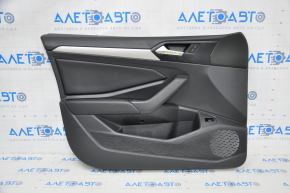 Door trim card front left VW Jetta 19-21 leather black scratch on handle