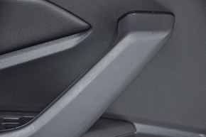 Door trim card front left VW Jetta 19-21 leather black scratch on handle