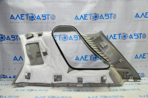 Rear pillar trim left GMC Terrain 10-17 gray, worn