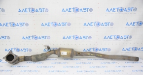 Intake pipe with catalytic converter VW Tiguan 09-17 torn mesh on the corrugation