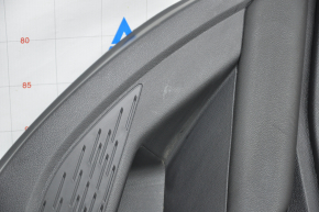 Door trim card rear left VW Jetta 19-24 leather black worn