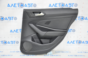 Door trim card rear right VW Jetta 19-24 leather black scratches