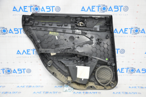 Door trim card rear right VW Jetta 19-24 leather black scratches