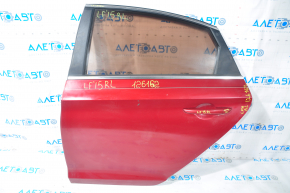 Door assembly rear left Hyundai Sonata 15-19 red