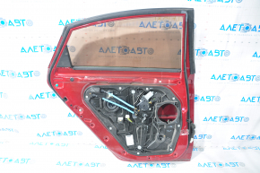 Door assembly rear left Hyundai Sonata 15-19 red