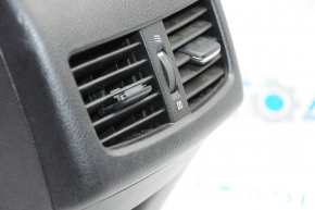 Central console armrest Lexus ES300h ES350 13-18 black leather, broken air duct, scratches