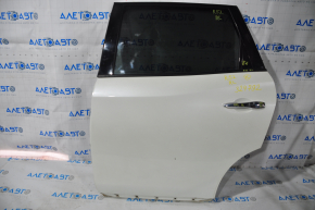 Door assembly rear left Nissan Pathfinder 13-20 white QAB, without overlay