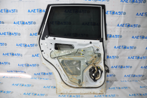 Door assembly rear left Nissan Pathfinder 13-20 white QAB, without overlay