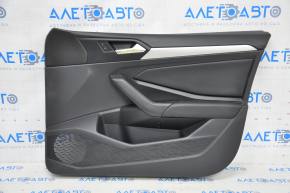 Front right door panel for VW Jetta 19-21, black leather