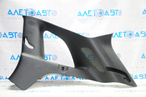 Rear pillar trim right Jeep Cherokee KL 14-18 black, without plug, scratches