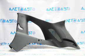 Rear pillar trim right Jeep Cherokee KL 14-18 black, without plug, scratches