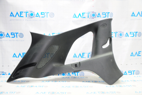 Rear pillar trim left Jeep Cherokee KL 14-18 black, without plug, rubbed