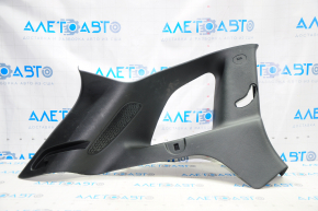 Rear pillar trim left Jeep Cherokee KL 14-18 black, without plug, rubbed