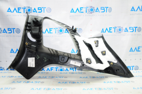 Rear pillar trim left Jeep Cherokee KL 14-18 black, without plug, scratches
