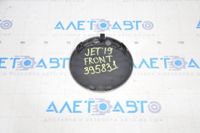 VW Jetta 19-21 radiator grille emblem under distronic cracks in glass