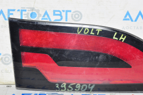 Inner taillight trunk lid left Chevrolet Volt 11-15 chipped plastic, needs polishing