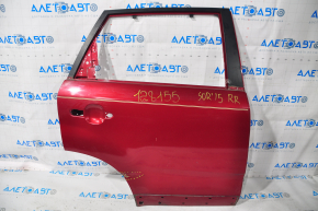 Door bare rear right Kia Sorento 10-15 red dent in sunset