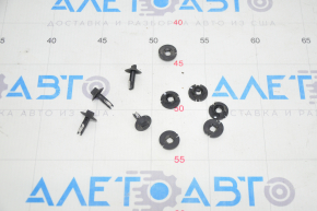 Hardware for fastening the rear left fender liner 10pcs Tesla Model Y 20-25