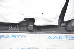 Door trim card front right Tesla Model Y 20-25 leather black, without backlight, with suede insert with window lift control with door opening button dented tear scratches under chemical