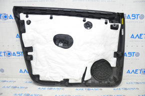 Door trim card front right Tesla Model Y 20-25 leather black, without backlight, with suede insert with window lift control with door opening button dented tear scratches under chemical
