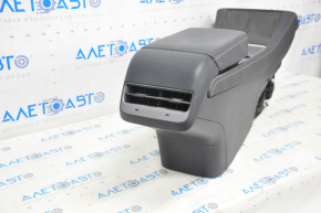 Console center armrest and cup holders Tesla Model Y 20-25 leather black, type 1, without wiring
