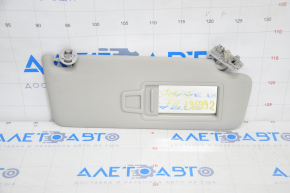 Right visor VW Jetta 19-24 gray without backlight broken mount