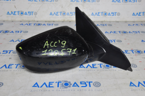 Side mirror right complete Honda Accord 13-17 3 pins, black, broken corner