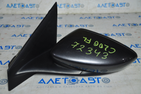 Left side mirror assembly Chrysler 200 15-16 3-pin, graphite, with mirror element
