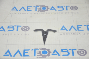 Tesla Model Y 20-25 T Hood Badge Emblem Chrome No Top
